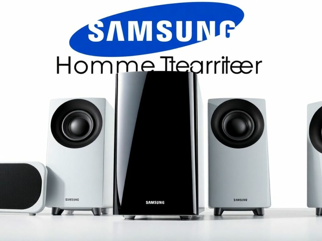 Imagem de caixa de som Home Theater Samsung.